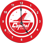 Capital Airlines Wall Clock