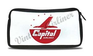 Capital Airlines Logo Travel Pouch