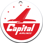 Capital Airlines Logo Ornaments