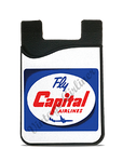 Capital Airlines 1950's Vintage Bag Sticker Card Caddy