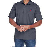 Old AA Logo Men's Wicking Pocket Polo