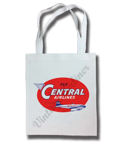Central Airlines 1950's Vintage Tote Bag