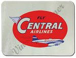 Central Airlines Logo Glass Cutting Board