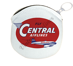 Central Airlines Logo Round Coin Purse