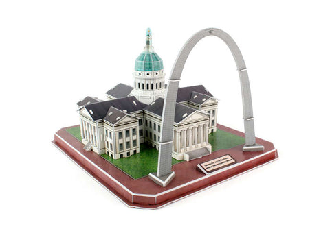 St Louis Arch/Jefferson National Memorial 3D Puzzle 70 Pcs