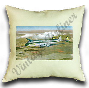 FS2004 C S Lockheed l749 Constellation Green Linen Pillow Case