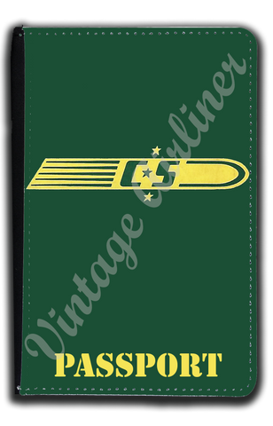 Chicago & Southern Air Lines Logo Passport Case
