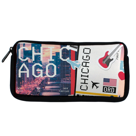 Chicago First Class Ticket Travel Pouch