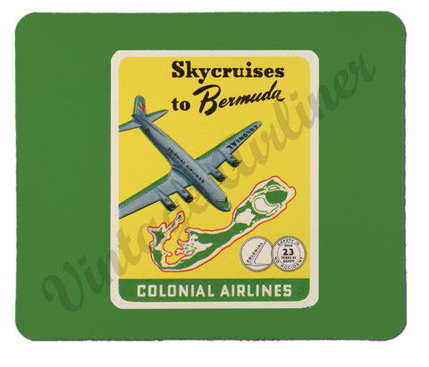 Colonial Airlines Vintage Mousepad