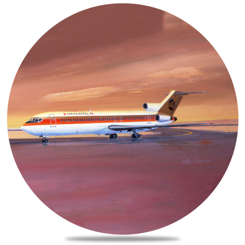 Continental 727 Round Coaster by Rick Broome