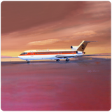 Continental 727 Coaster by Rick Broome