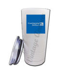 Continental Airlines Blue Globe Logo Tumbler