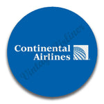 Continental Airlines Last Logo Blue Background Magnets