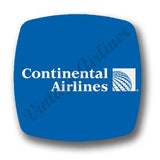 Continental Airlines Last Logo Blue Background Magnets