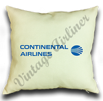 Continental Airlines 1970's Small Logo Linen Pillow Case Cover