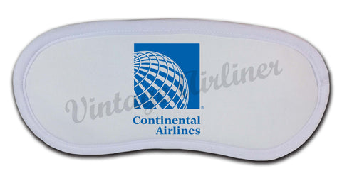 Continental Airlines Last Logo Sleep Mask