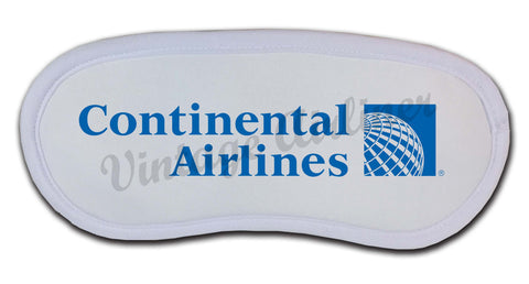 Continental Airlines 1991 Logo Sleep Mask
