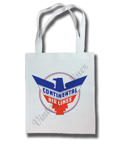 Continental Airlines 1950's Logo Tote Bag