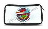 Continental Airlines Vintage Hawaii Bag Sticker Travel Pouch