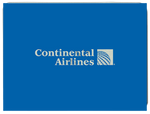 Continental Airlines Blue Globe Logo Glass Cutting Board