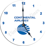 Continental Airlines Last Logo Wall Clock