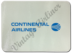 Continental Airlines Meatball Logo Glass Cutting Board