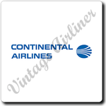 Continental Airlines 1967 Logo Square Coaster