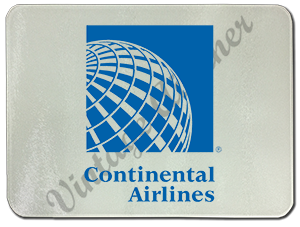 Continental Airlines Globe Logo Glass Cutting Board