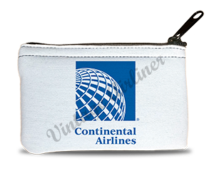 Continental Airlines Last Logo Rectangular Coin Purse