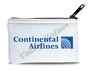 Continental Airlines 1991 Logo Rectangular Coin Purse