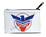 Continental Airlines 1950's Logo Rectangular Coin Purse