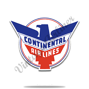 Continental Vintage Eagle Logo Round Coaster