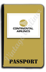 Continental Airlines 1970's Logo Passport Case
