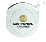 Continental Airlines 1970's Logo Round Coin Purse