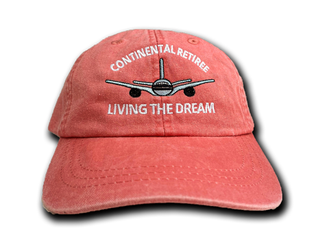 Continental Airlines Retiree Pink Cap
