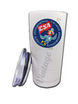 Czech Airlines  (CSA) 1950's Vintage Bag Sticker Tumbler