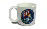 Czech Airlines (CSA) 1950's Vintage Bag Sticker  Coffee Mug