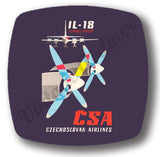 Czech Airlines (CSA) Vintage Magnets