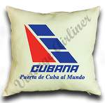 Cubana Airlines Logo Linen Pillow Case Cover