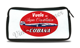 Cubana Airlines 1950's Vintage Bag Sticker Travel Pouch