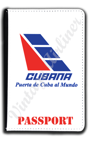 Cubana Airlines Logo Passport Case