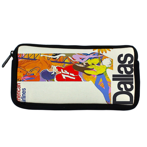 AA Dallas Vintage Poster Travel Pouch