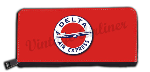 Delta Airlines Air Express Bag Sticker wallet