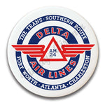 Delta Air Lines Vintage Trans-Southern Route Blue Magnets