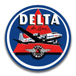 Delta Air Lines 1950's Dark Blue Magnets