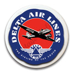 Delta Air Lines Vintage 1940's Airline of the South Magnets