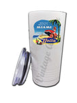 Delta Airlines Vintage Miami Bag Sticker Tumbler