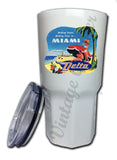 Delta Airlines Vintage Miami Bag Sticker Tumbler