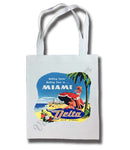 Delta Air Lines Vintage Miami Tote Bag