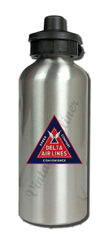 Delta Airlines Aluminum Water Bottle